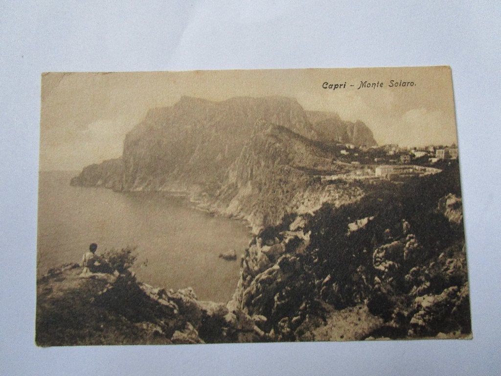 Ansichtkaart Italié - Capri - Monte Solaro, Verzenden, Voor 1920, Ongelopen, Italië