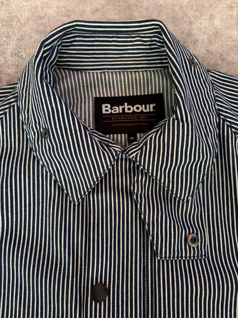 Barbour denim jack, Ophalen of Verzenden, Nieuw, Maat 48/50 (M), Blauw