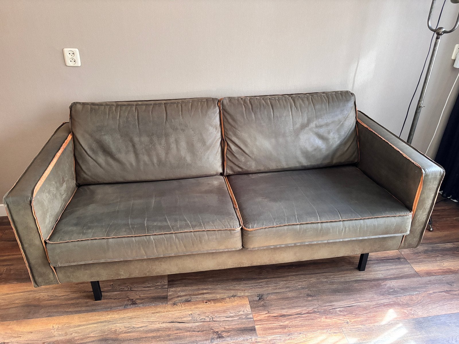 WOOOD be pure home bank en twee Fauteuils set type Rodeo, Ophalen, Zo goed als nieuw, 75 tot 100 cm, Minder dan 150 cm