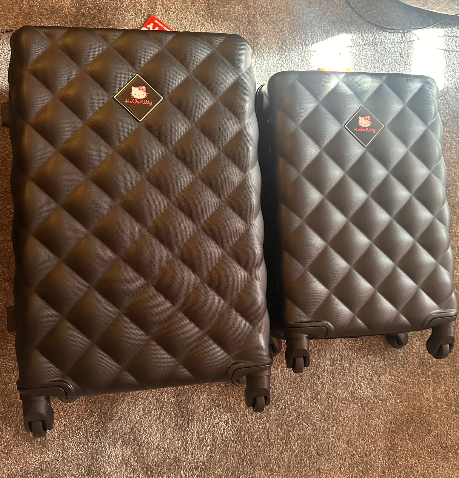 Hello Kitty kofferset 55 & 65 cm – NIEUW met labels, Ophalen, Hard kunststof, Nieuw, 70 cm of meer