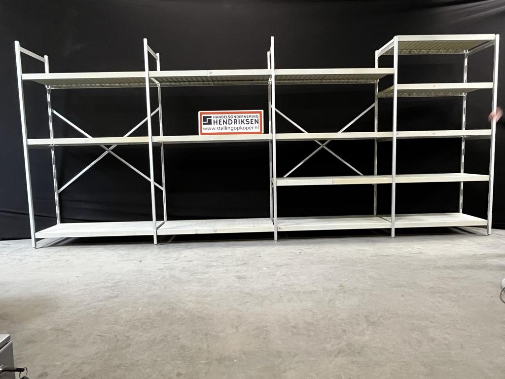 koelcel stelling / horeca opbergrek / legbordstelling 453cm