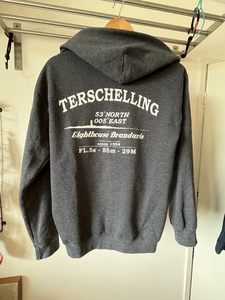 Terschelling vest Midsland, maat S, jeans blauw, Ophalen of Verzenden, Zo goed als nieuw, Maat 46 (S) of kleiner, Blauw