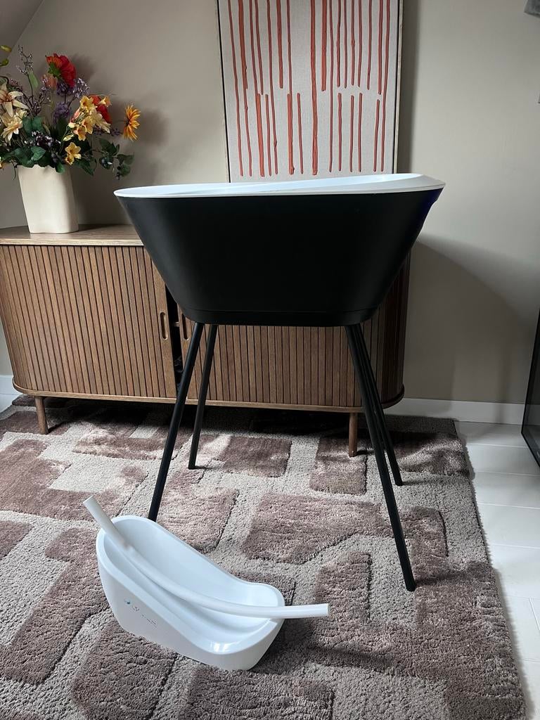 We-too babybad met standaard en afvoerslang, Kinderen en Baby's, Zo goed als nieuw, Badje, Standaard, Ophalen