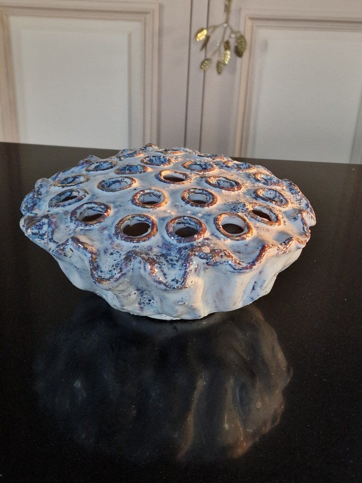 Des Pots lotusvaas, Ophalen of Verzenden, Zo goed als nieuw