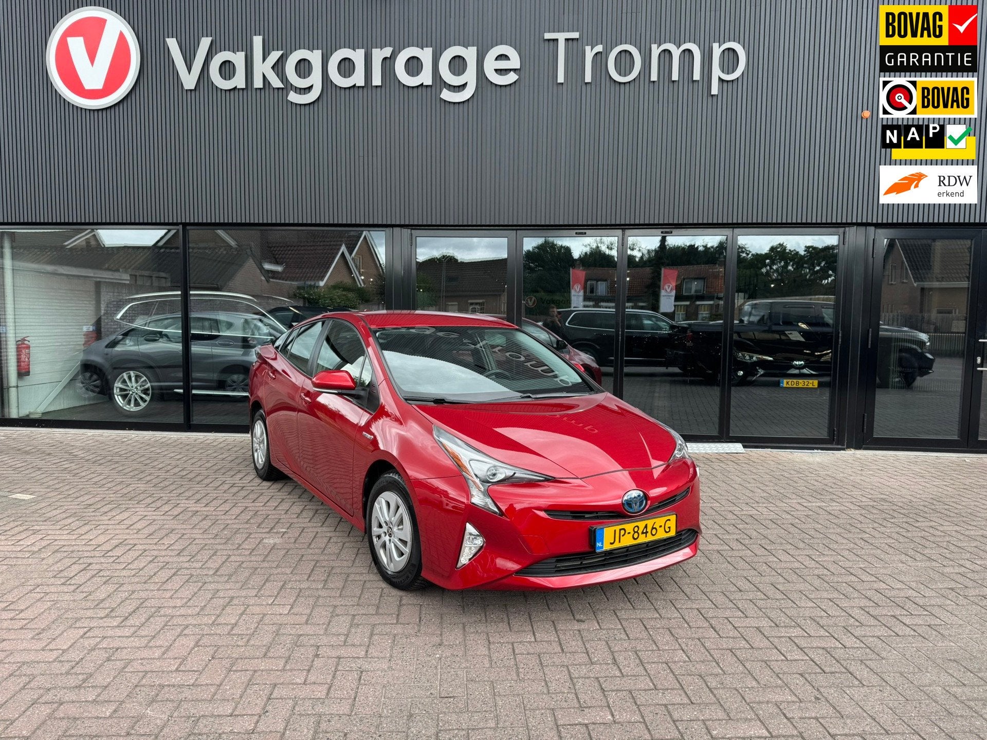 Toyota Prius 1.8 Aspiration, Auto's, Stof, Met garantie (alle), Bedrijf, Hybride Elektrisch/Benzine