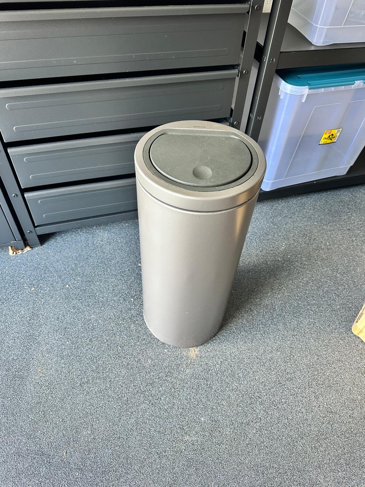 Brabantia touch bin prullenbak 30 liter, Ophalen, Gebruikt