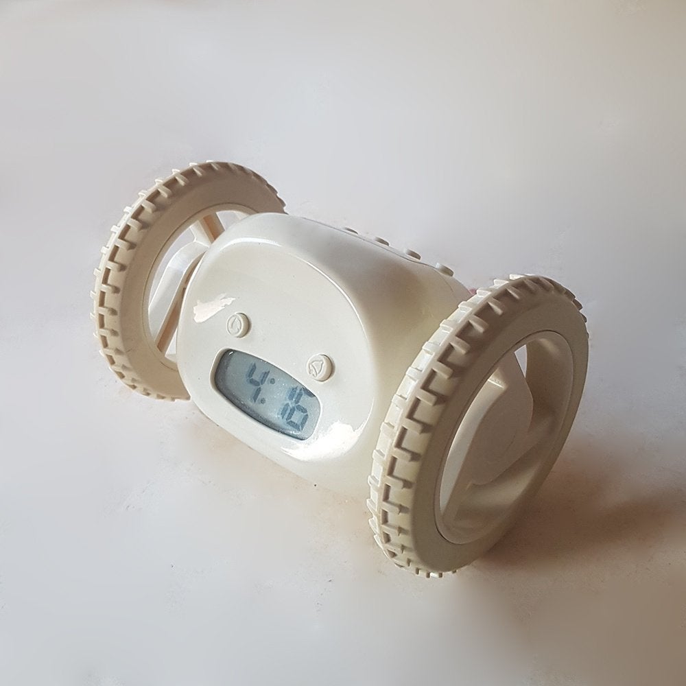 CLOCKY alarmklok op wielen, Gebruikt, -, Digitaal, -