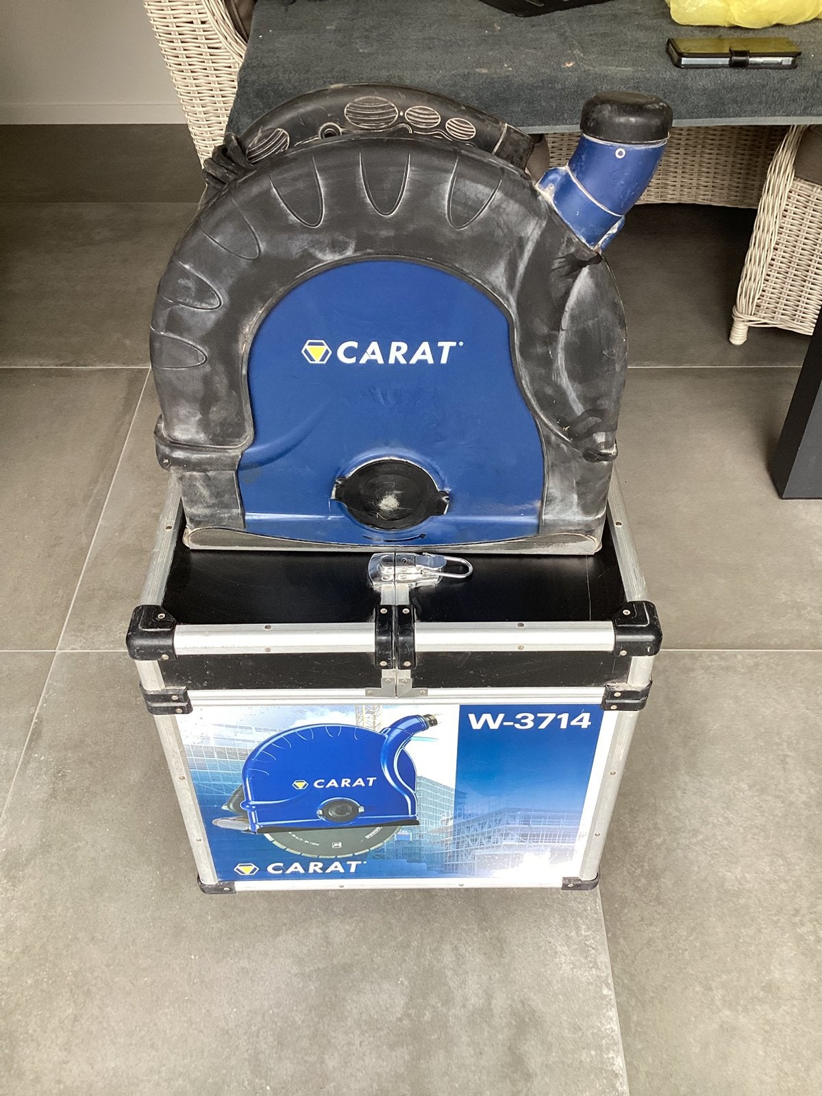 Carat muurzaag w 3714, Doe-het-zelf en Verbouw, Ophalen, Gebruikt, Cirkelzaag, 70 mm of meer