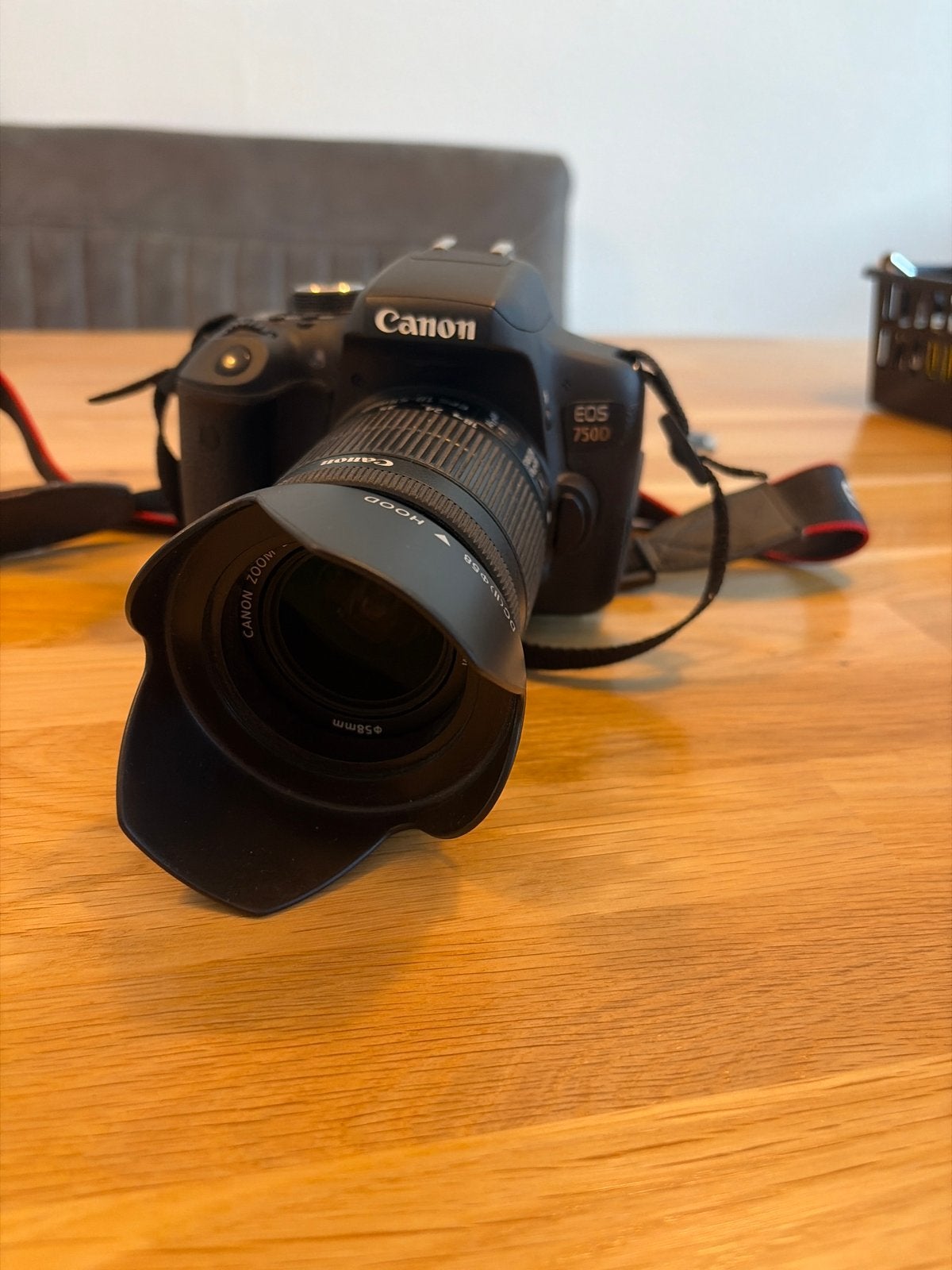 Canon EOS 750D Spiegelreflexcamera met 18-55 lens, Ingebouwde flitser, Spiegelreflex, Verzenden, Canon