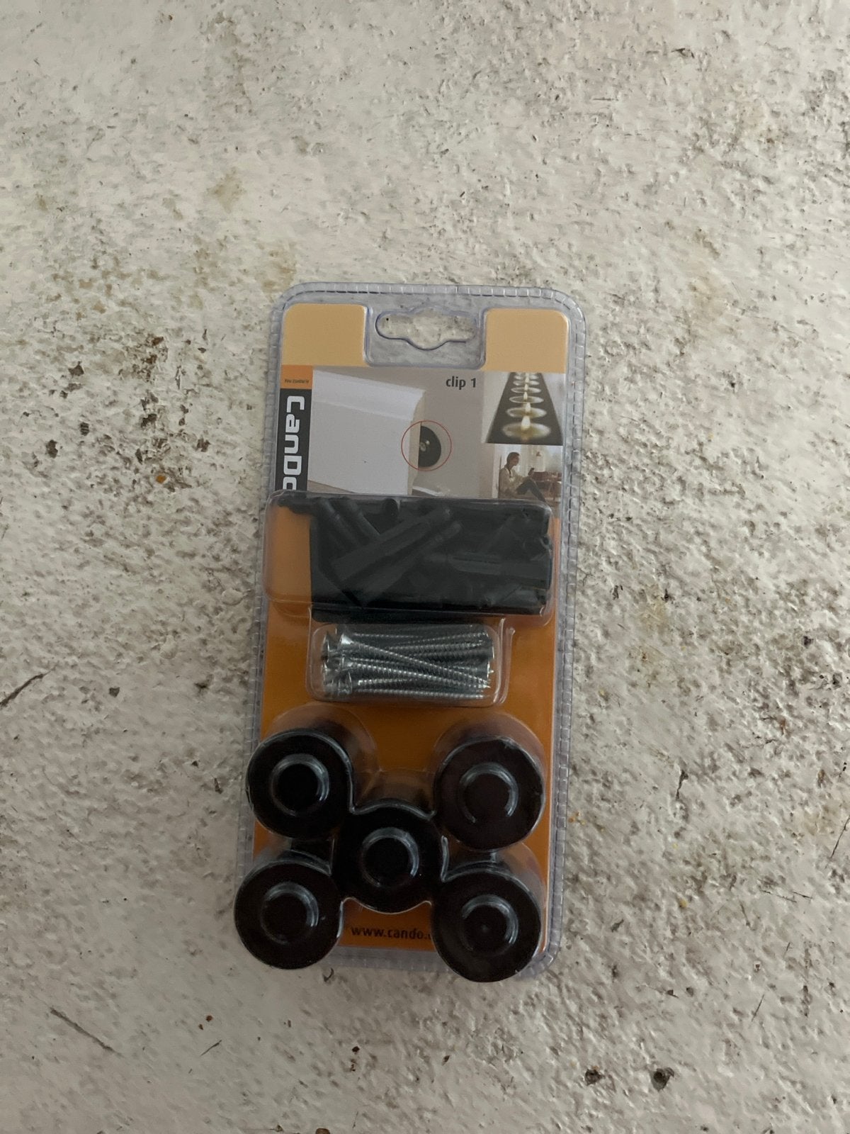 Cando Clip 1 Plintbevestigingsset met Schroeven, Ophalen of Verzenden, Nieuw, Minder dan 50 mm, Schroeven