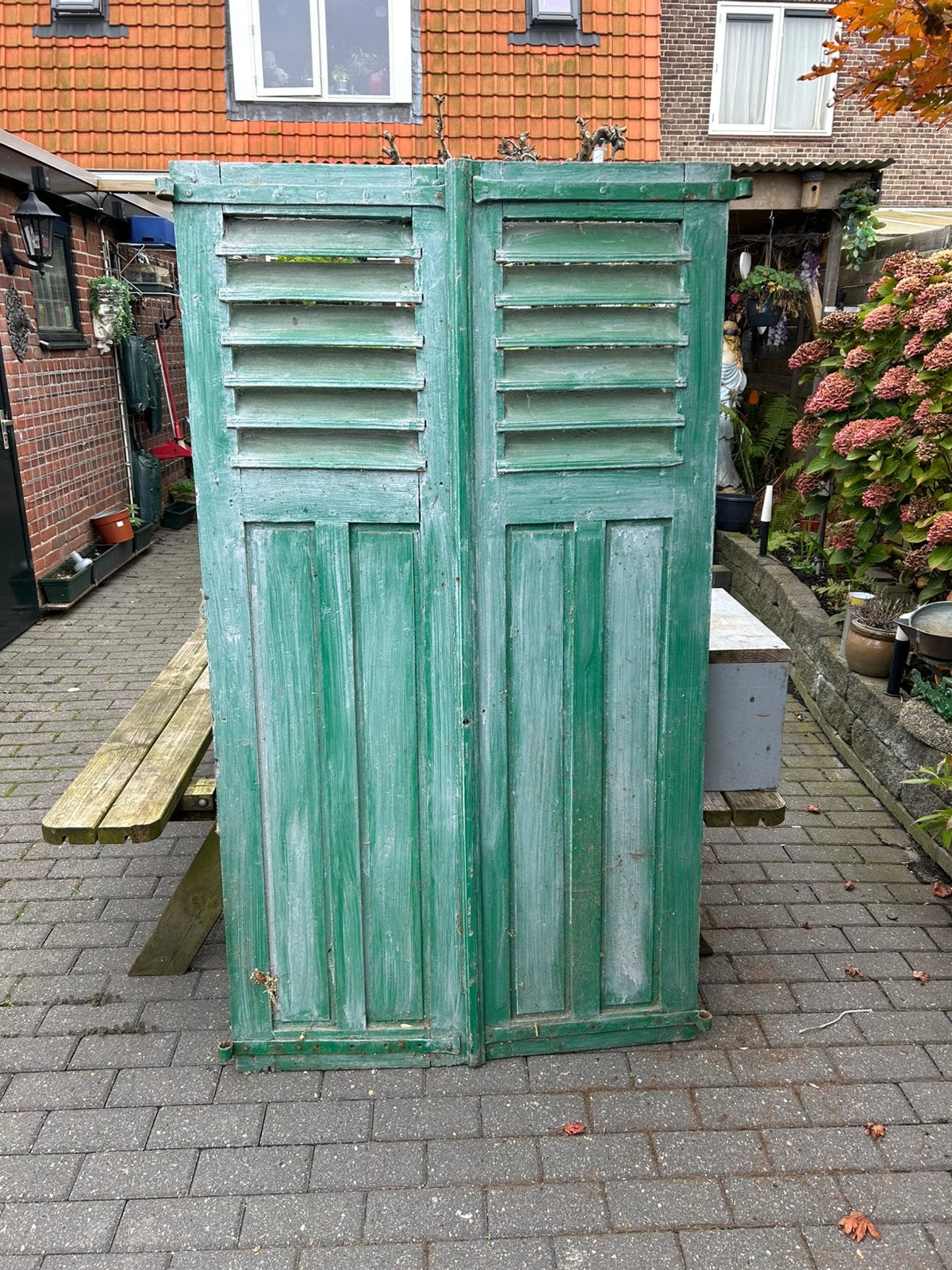 Twee antieke deuren uit oude kaasboerderij., Ophalen, Gebruikt, Minder dan 80 cm, Overige typen