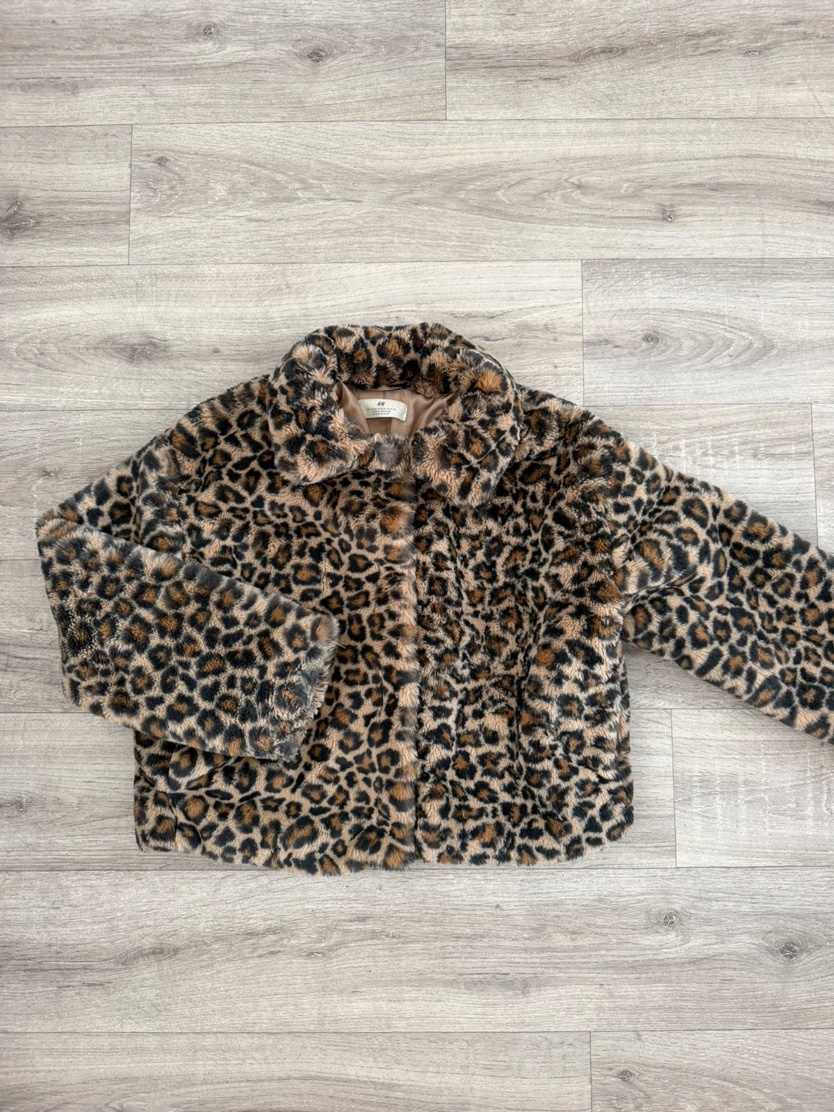 H&M > tussenjas panter maat 146/152, Gebruikt, Meisje, H&M, Ophalen of Verzenden