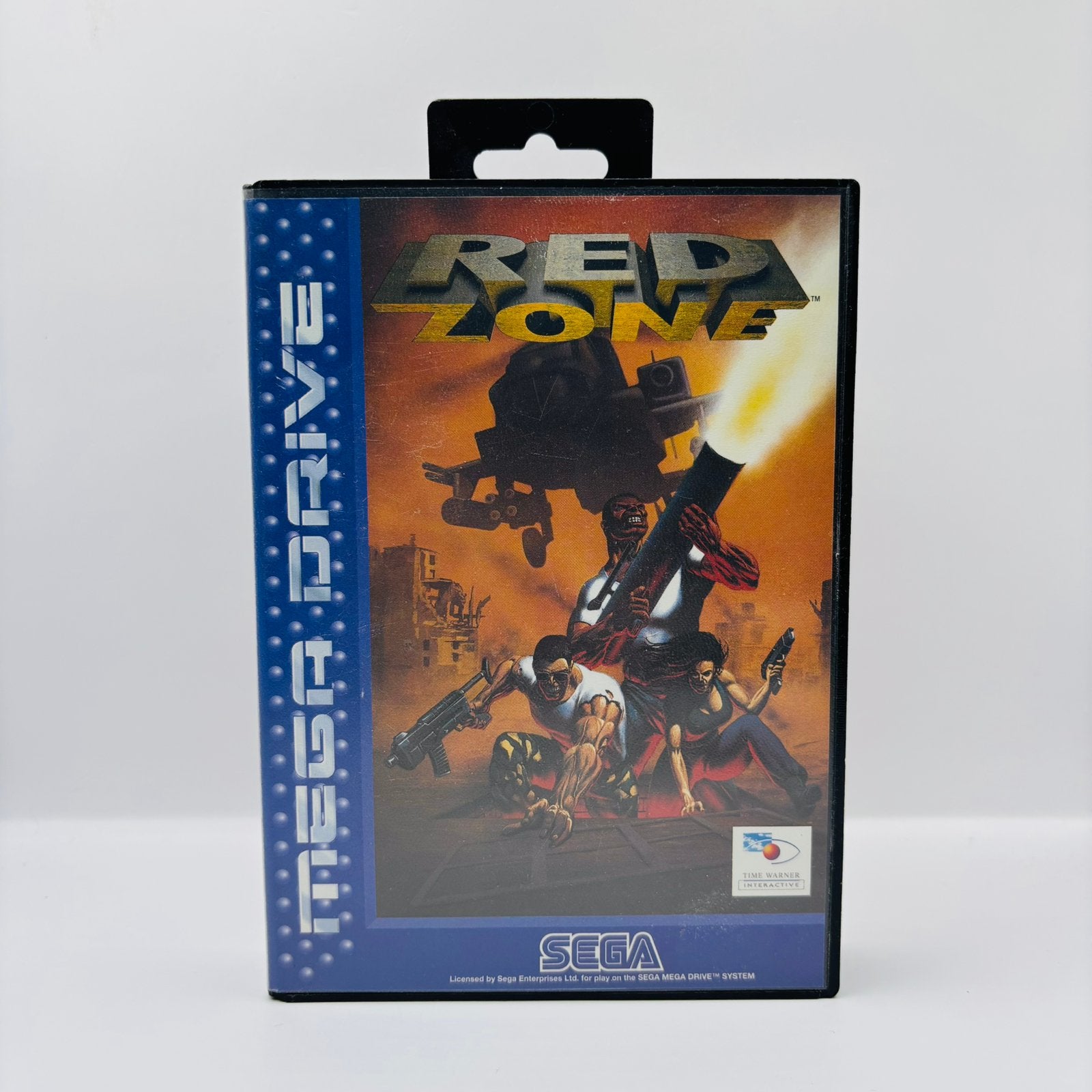 Red Zone - Sega Mega Drive, Spelcomputers en Games, Games | Sega, Zo goed als nieuw, Mega Drive, Shooter, 1 speler, Vanaf 12 jaar
