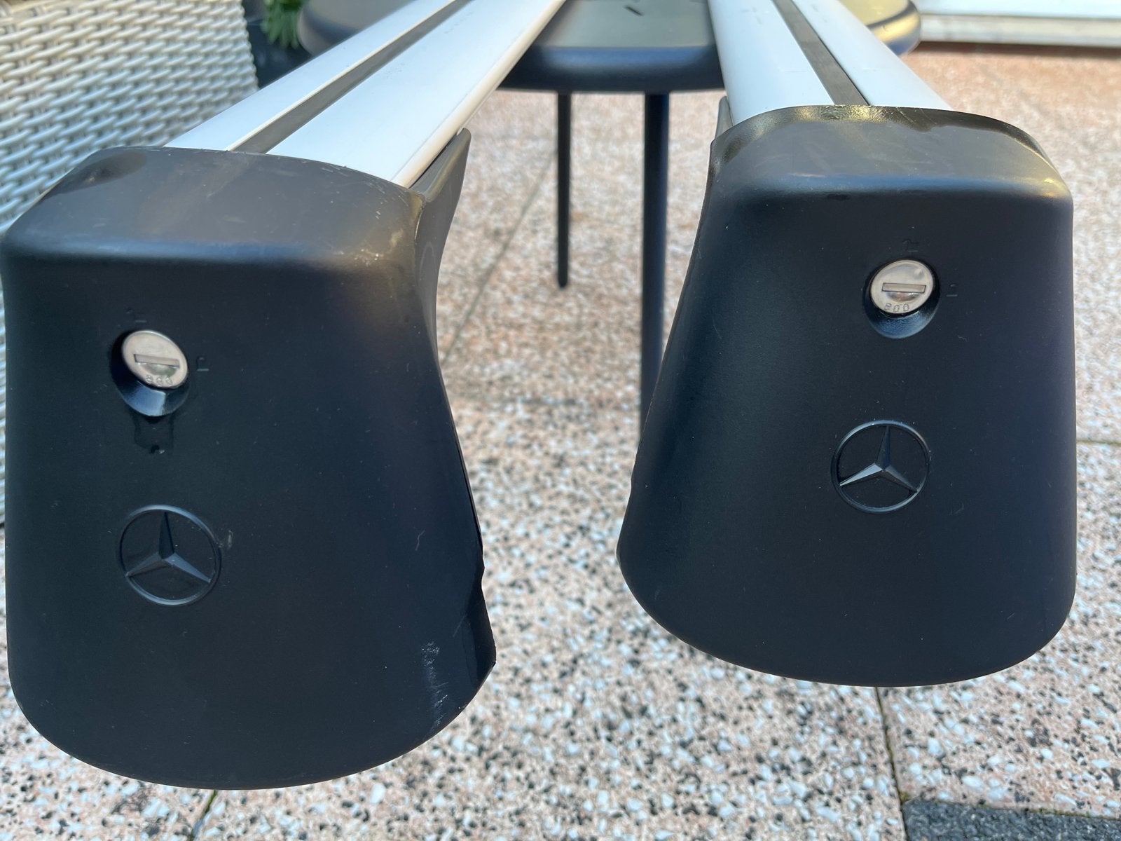 Originele Mercedes-Benz dakdragers (A2478903100), Ophalen, Zo goed als nieuw