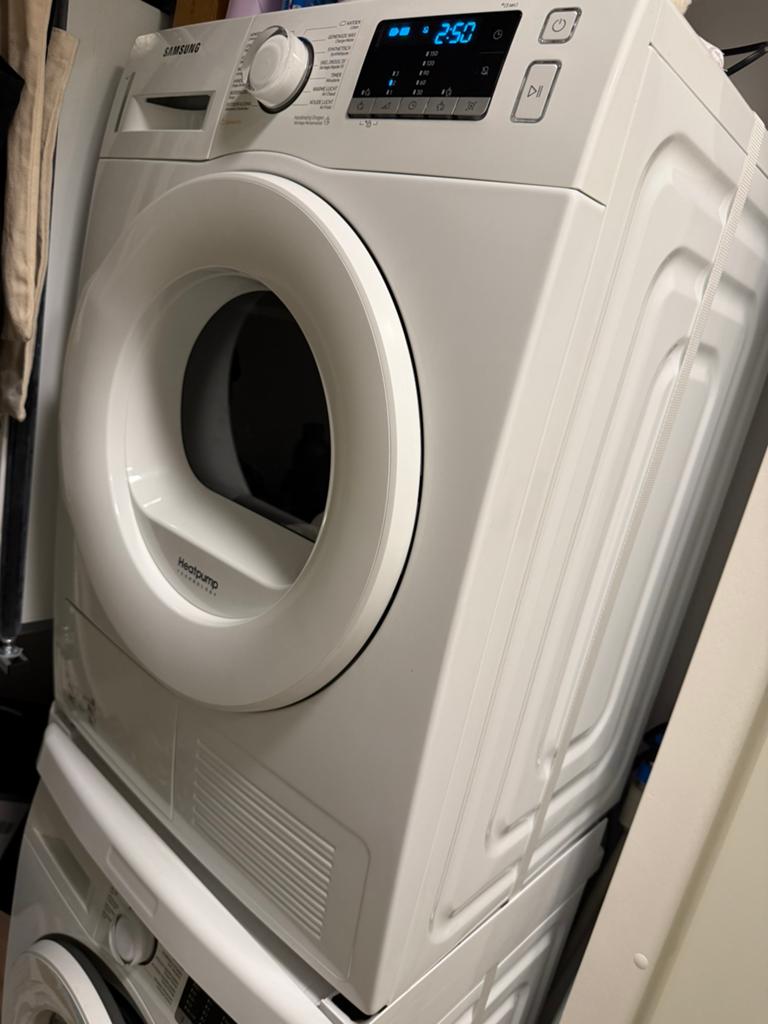 Samsung heatpump warmtepomp droger, 6 tot 8 kg, Ophalen of Verzenden, Zo goed als nieuw, 85 tot 90 cm