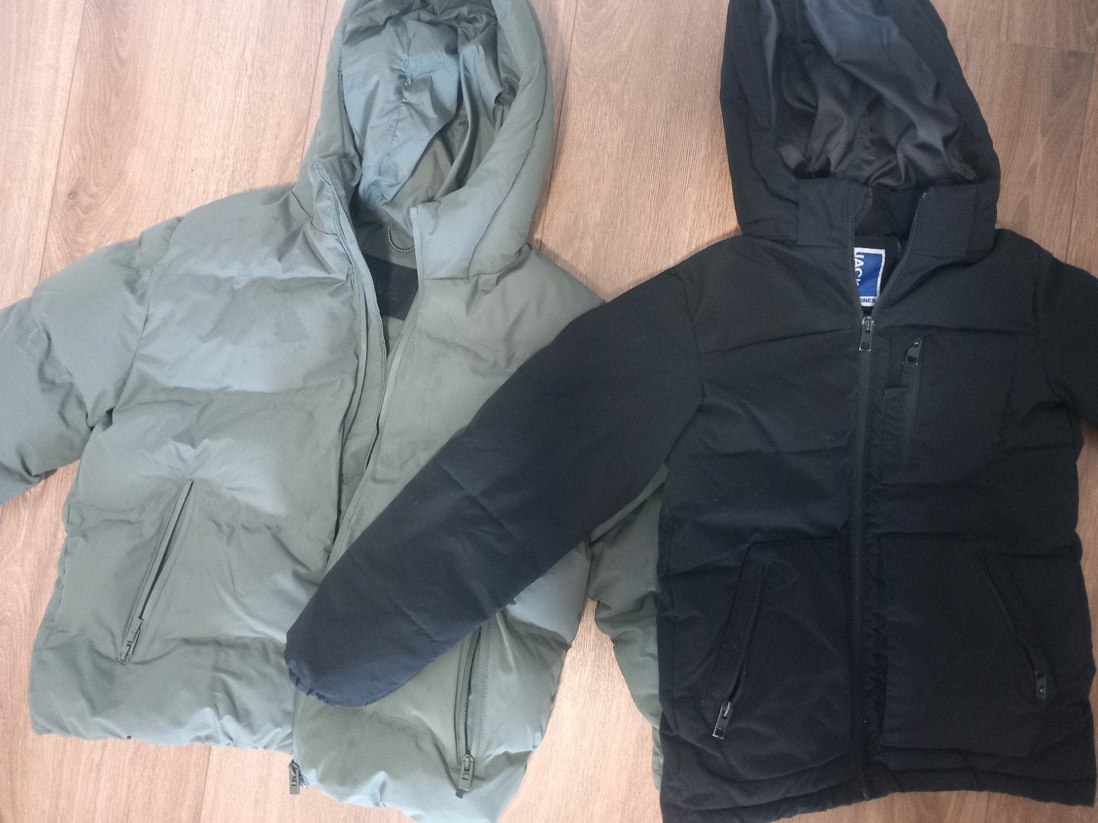 Jack & Jones jas maat 140 en Zara jas maat 128, Ophalen, Gebruikt, Jack & Jones, Zara, Jongen