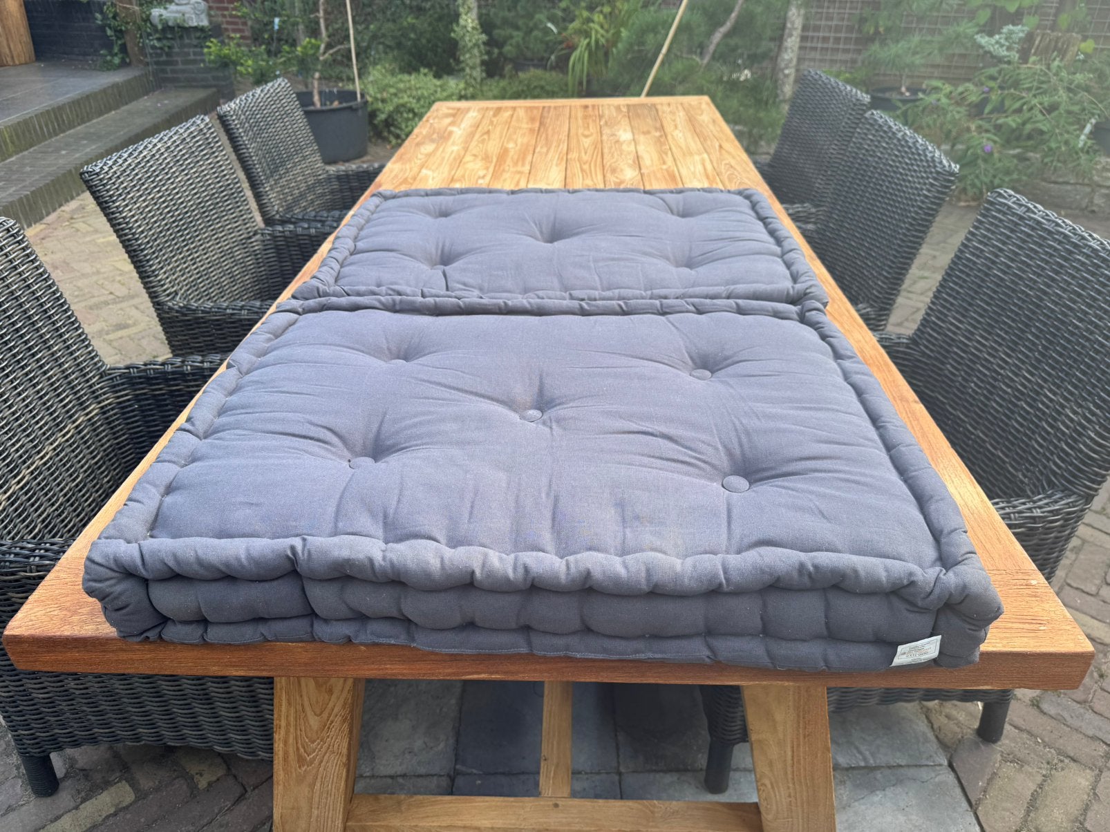 Pallet kussens, Tuin en Terras, Ophalen, Zo goed als nieuw, 2 zitplaatsen
