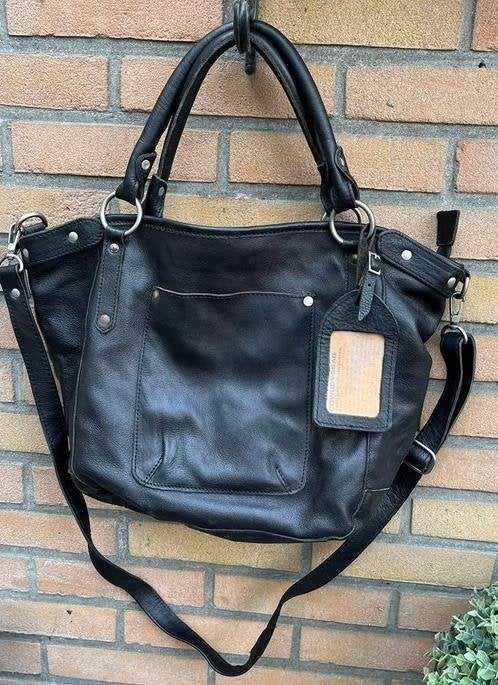 Zwarte Cowboybag[v]