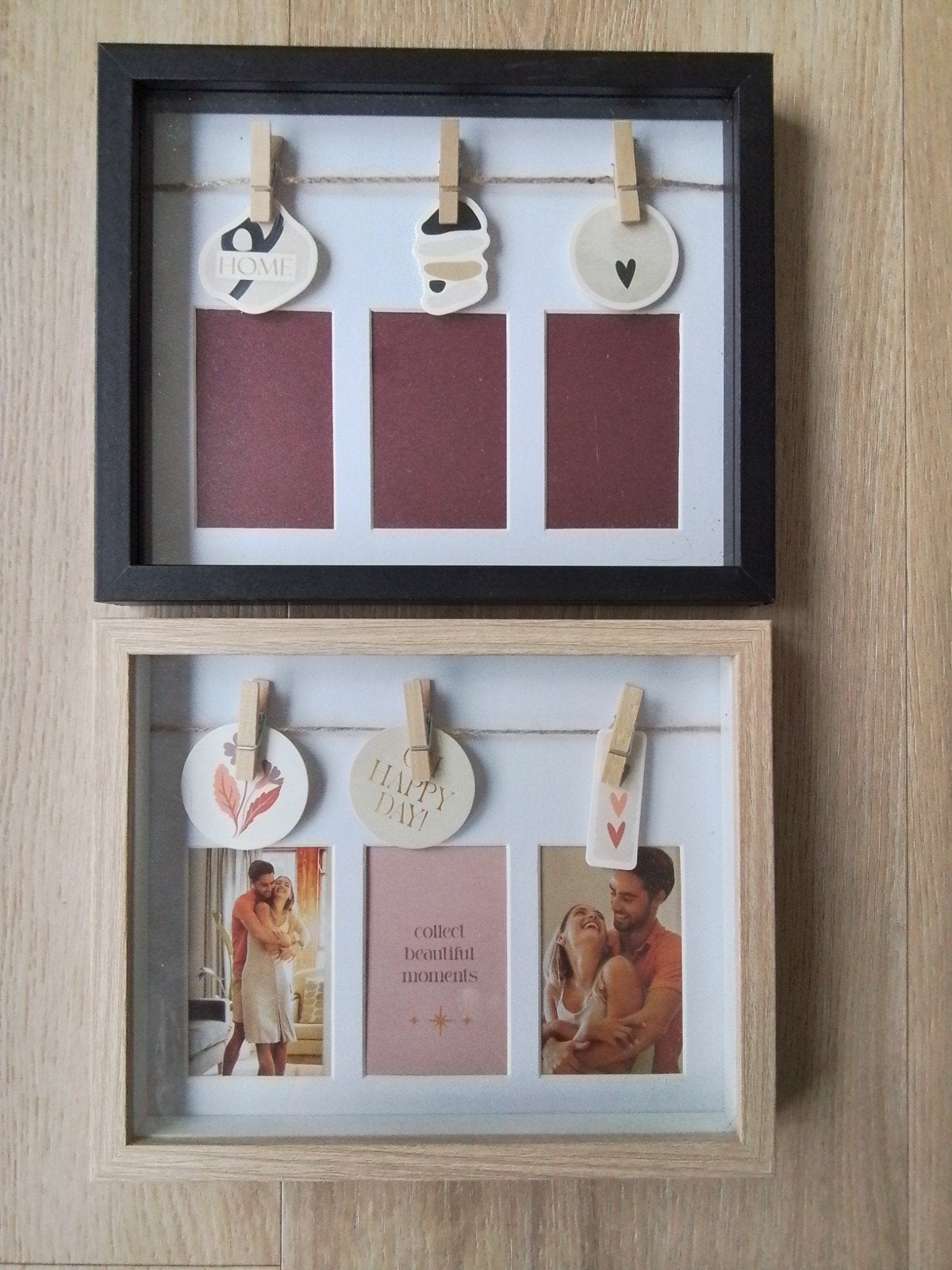2 nieuwe fotolijstjes 23x19, Ophalen of Verzenden, Nieuw, Wanddecoratie