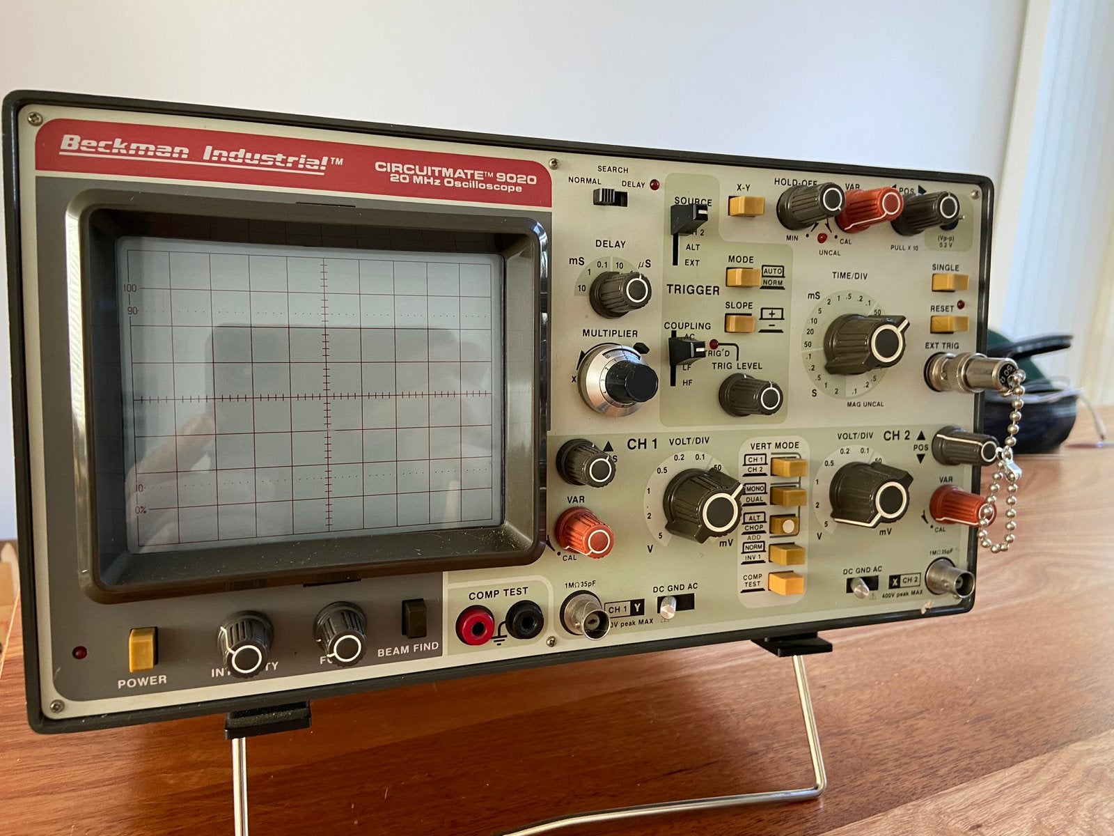 20MHz CRT oscilloscope met delay, Doe-het-zelf en Verbouw, Ophalen of Verzenden, Gebruikt