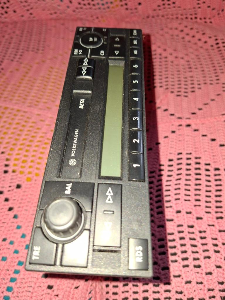 VW Beta Blaupunkt Autoradio Cassette Speler Originee, Auto diversen, Autoradio's, Ophalen of Verzenden, Zo goed als nieuw