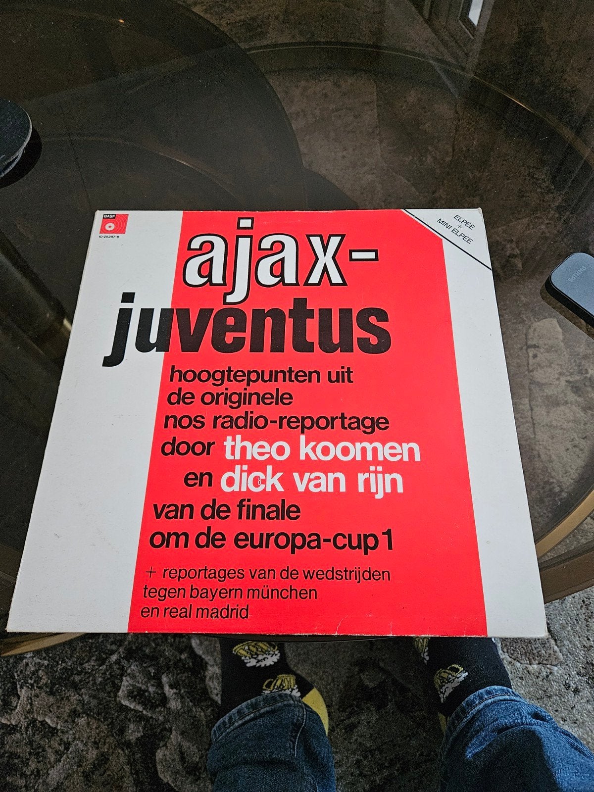 Ajax-Juventus elpee en mini elpee - Hoogtepunten finale 1973, Cd's en Dvd's, Vinyl Singles, Gebruikt, Overige genres, Ophalen of Verzenden