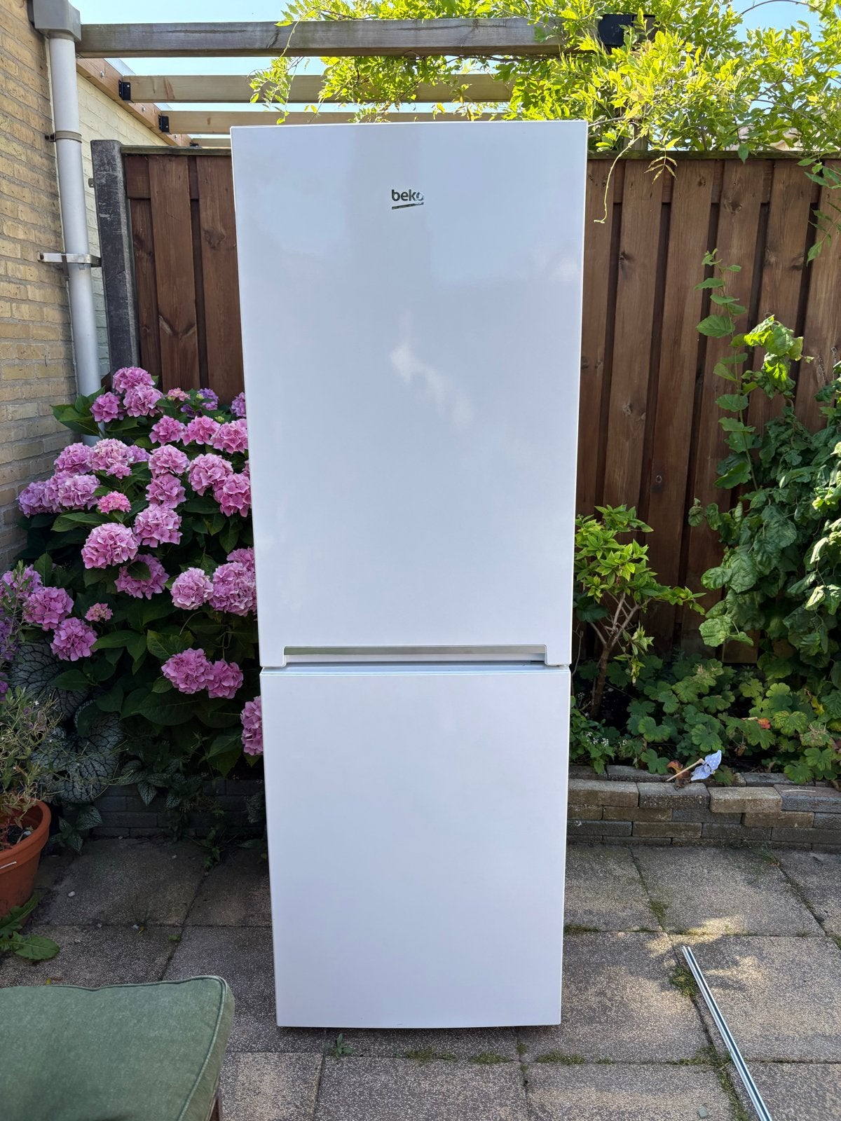 Beko Koel-vriescombinatie - gebruikt, Ophalen, 150 tot 200 liter, Gebruikt, Met aparte vriezer