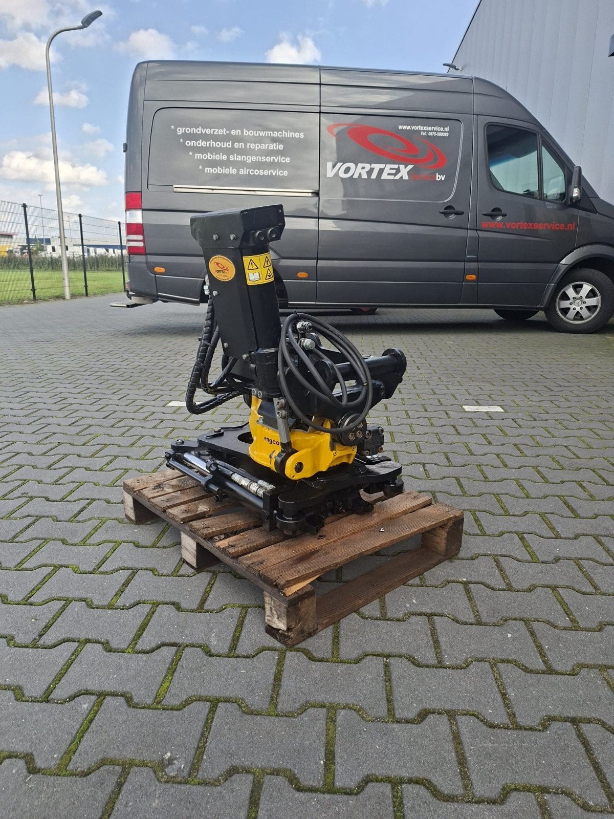 DRAAIKANTELSTUK ENGCON ROTOTILT SMP STEELWRIST GRIPPER VERAC, Zakelijke goederen, Ophalen of Verzenden, Graafmachine