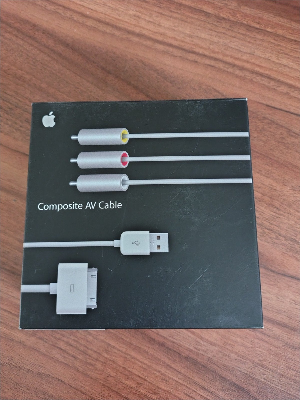 Apple Composite AV Kabel - zo goed als nieuw in doos, Audio, Tv en Foto, Audiokabels en Televisiekabels, Ophalen of Verzenden