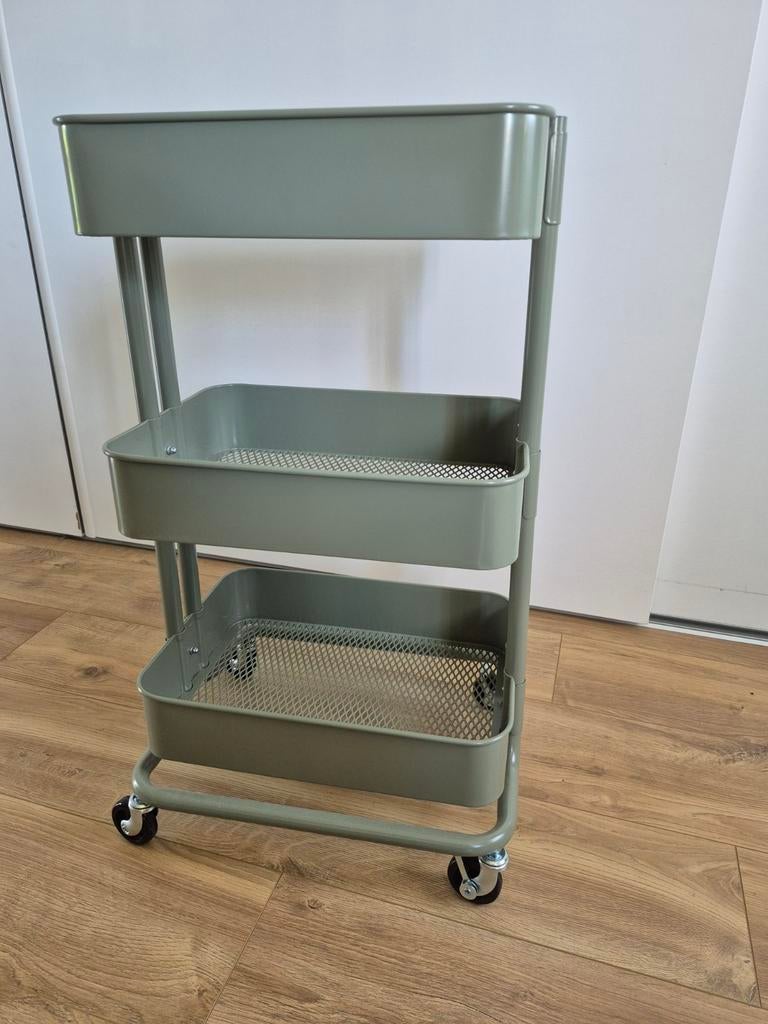 Ikea Raskog roltafel - Groen, Ophalen, Groen, Zo goed als nieuw, Metaal