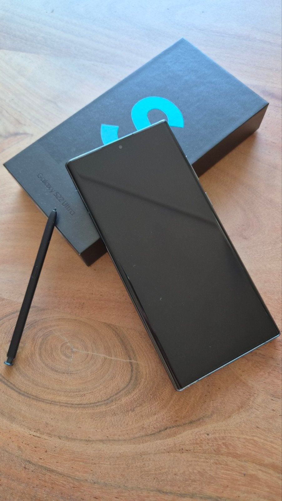 Samsung Galaxy S22 Ultra 256GB groen met S Pen, Ophalen, Zwart, Touchscreen, Zo goed als nieuw