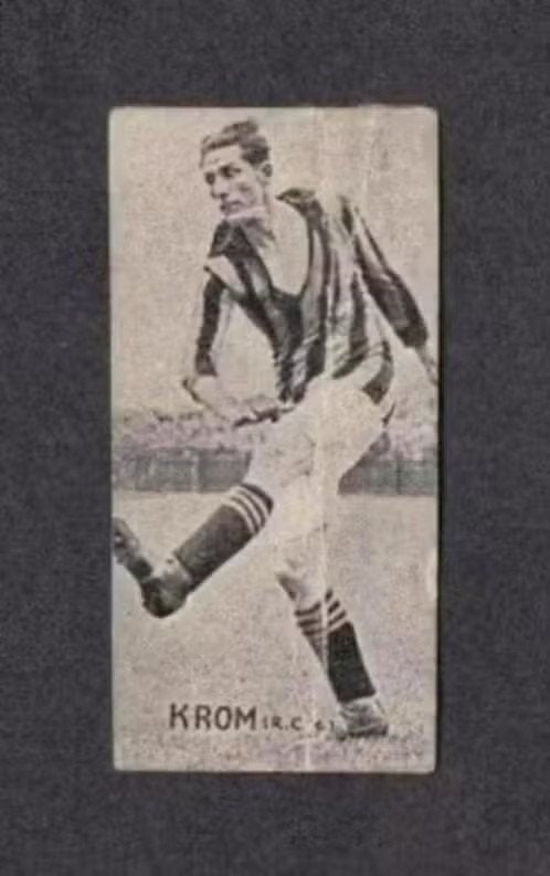 Voetbalplaatje Peer Krom RCH Heemstede Jaren 20/30., Ophalen of Verzenden, Zo goed als nieuw