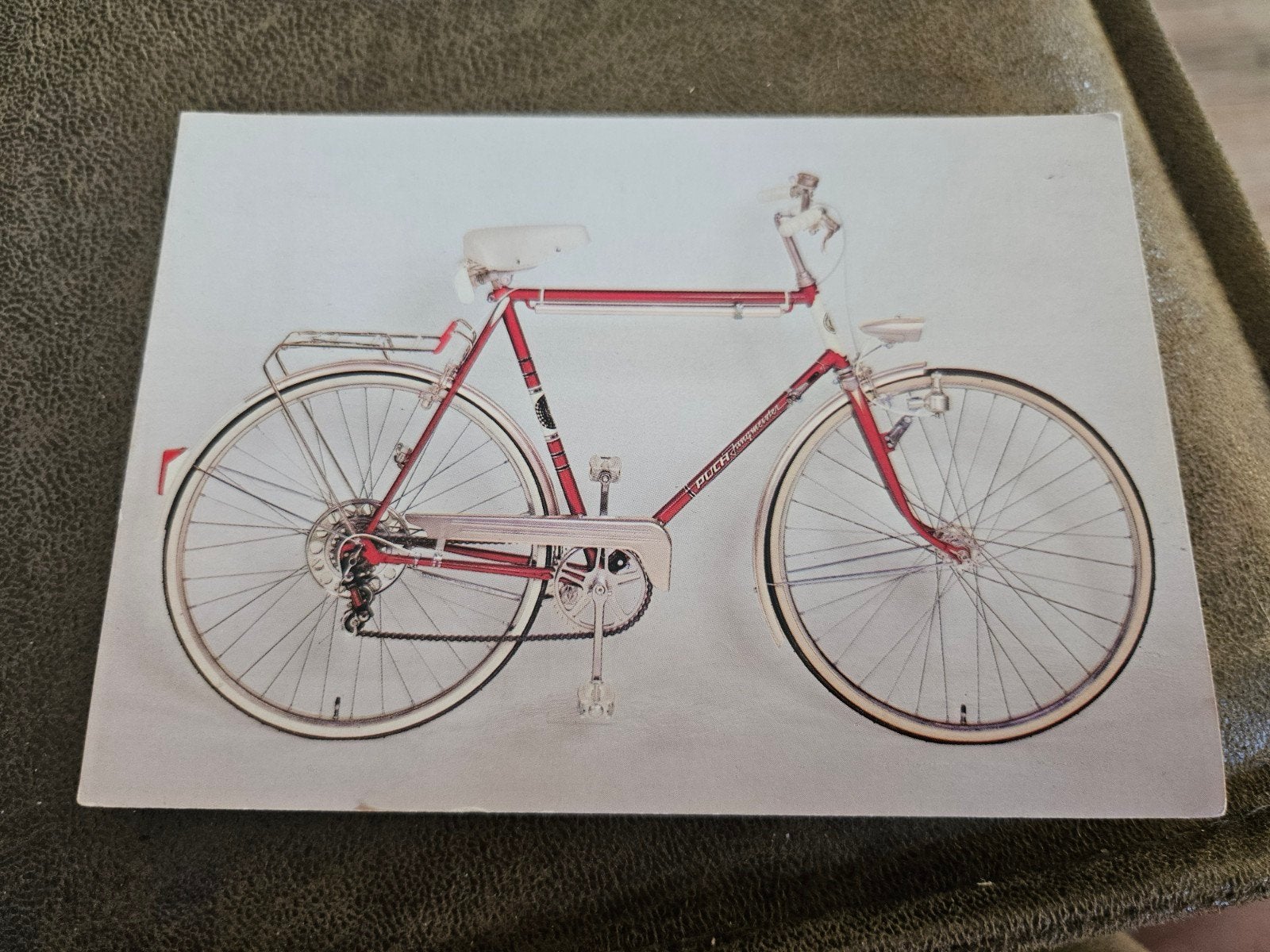 Puch Jungmeister racefiets kaart, Ophalen of Verzenden
