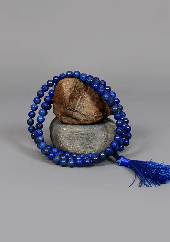 Lapis Lazuli gebedsmala, Sieraden, Tassen en Uiterlijk, Overige materialen, Nieuw, Nepalhandwerk.nl, Verzenden