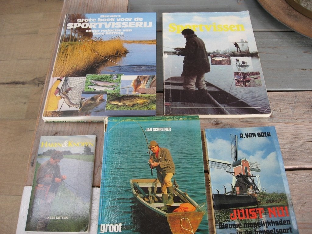Div. hengelsport boeken oa Jan Schreiner etc., Ophalen of Verzenden, Gebruikt, Boek of Tijdschrift