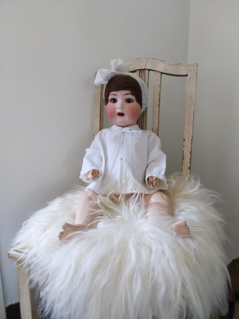 Heubach Köppelsdorf  Antieke pop, Ophalen, Gebruikt, Pop