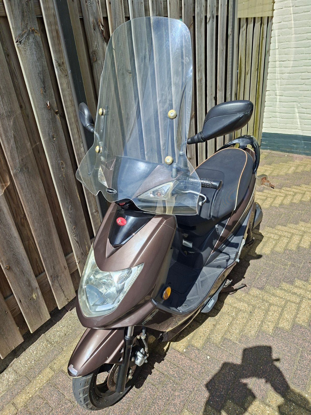 Kymco scooter vp50 blauw kenteken, Fietsen en Brommers, Scooters | Kymco, Ophalen, Gebruikt, Agility, Benzine