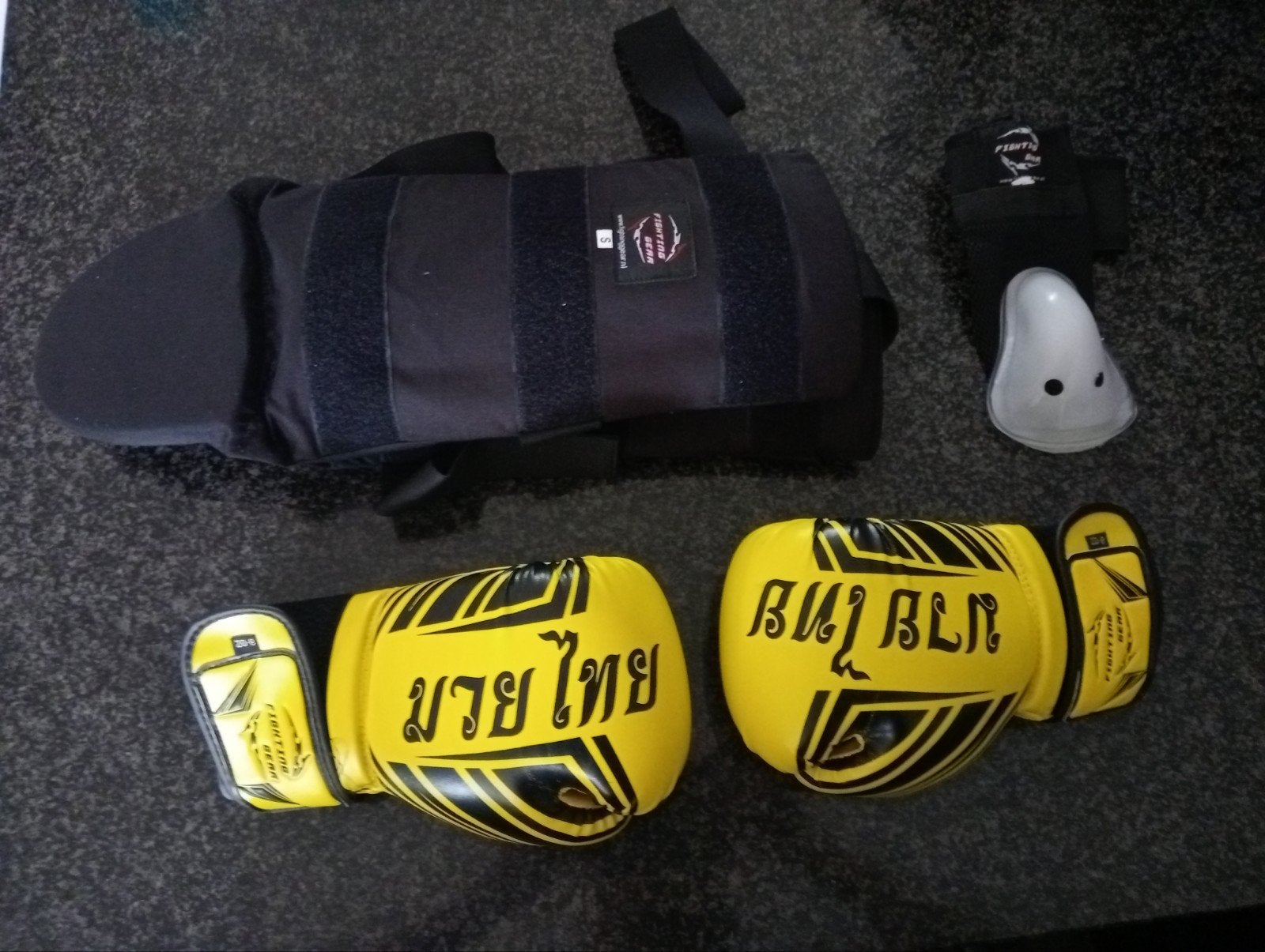 scheenbeschermers, tok, boxhandschoenen, Sport en Fitness, Vechtsporten en Zelfverdediging, Gebruikt, Overige, Maat XS of kleiner