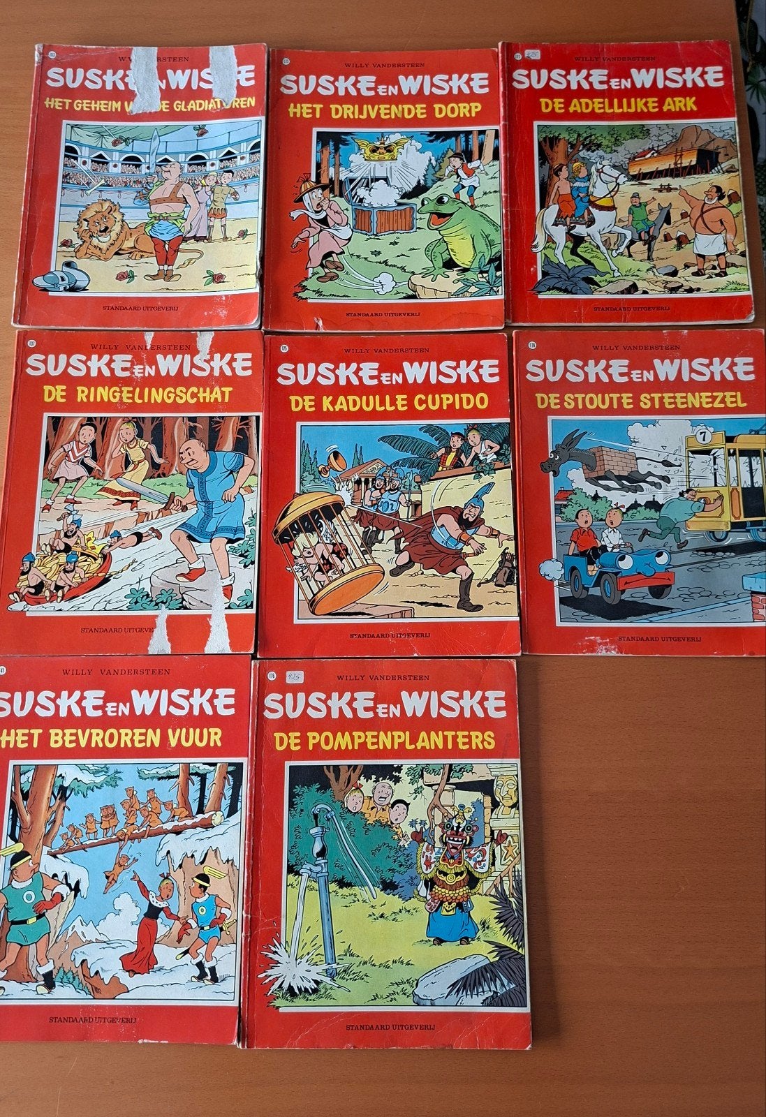 Diverse stripboeken: Suske en Wiske, Knuddde, Thunderbirds, Meerdere stripboeken, Ophalen of Verzenden, Gelezen, Willy Vandersteen, Toon