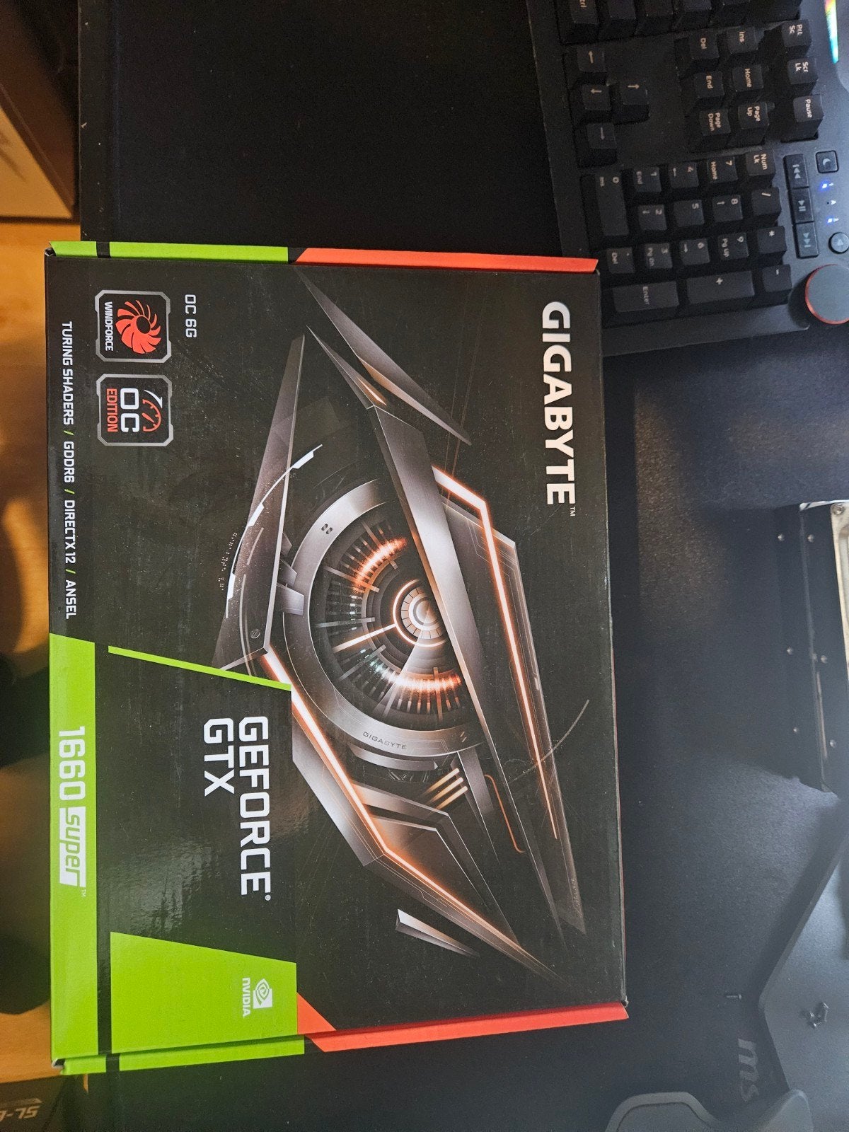 Gigabyte GeForce GTX 1660 Super OC 6G Videokaart, PCI-Express 3, GDDR6, Ophalen of Verzenden, Zo goed als nieuw