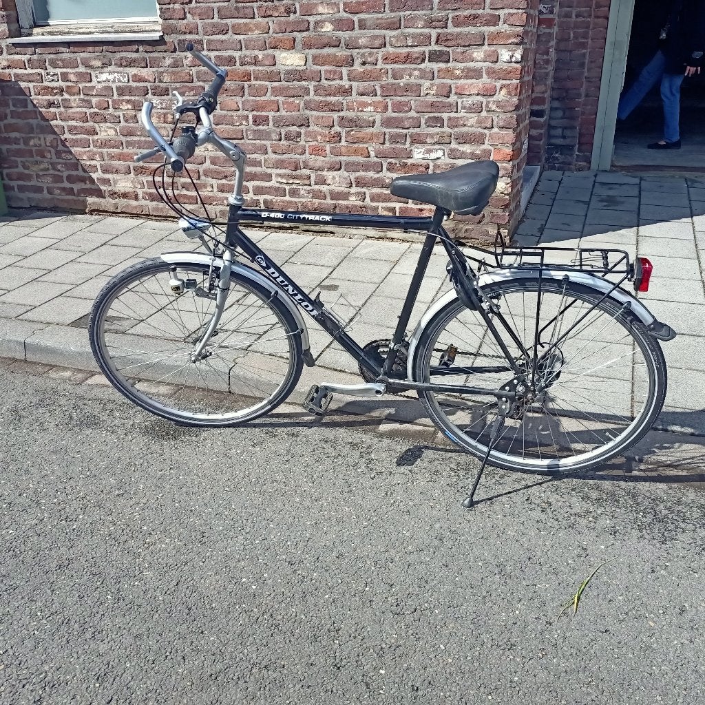 Dunlop herenfiets, Gebruikt, Velgrem, Versnellingen, 57 tot 61 cm