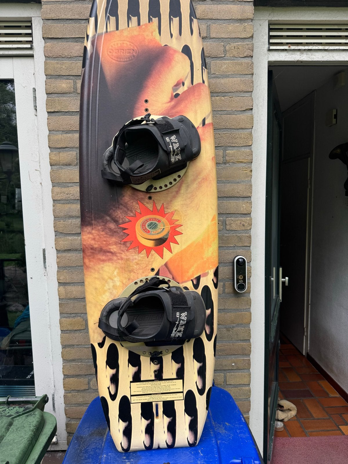 Uniek vintage O’Brien wakeboard (ICONISCHE KAASSCHAAF), Watersport en Boten, Wakeboarden, Ophalen of Verzenden, Zo goed als nieuw