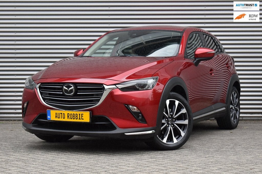 Mazda CX-3 2.0 SkyActiv-G 121-PK GT-M, Airco, Ecc, Cruise, N, Auto's, Mazda, 1998 cc, 15 km/l, Gebruikt, Leder en Stof