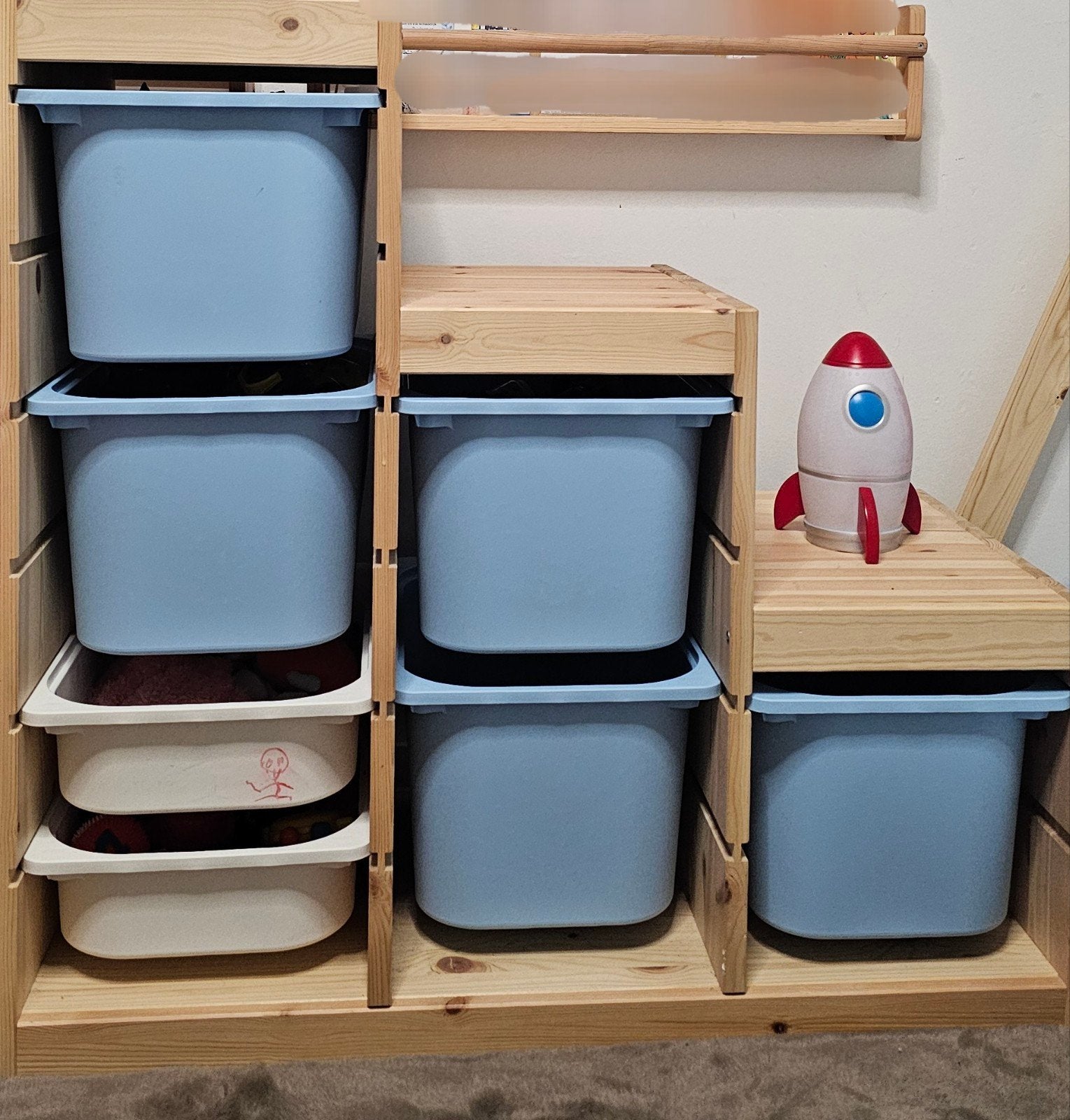 IKEA TROFAST Opbergcombinatie met bakken, Ophalen, Zo goed als nieuw, Jongen of Meisje