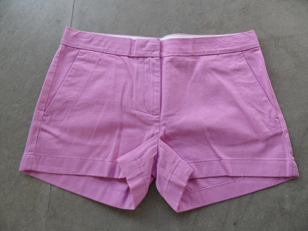 Roze chinoshort van J. Crew, maat 152 meisje, nieuwstaat!, Broek, Meisje, Ophalen of Verzenden, J. Crew