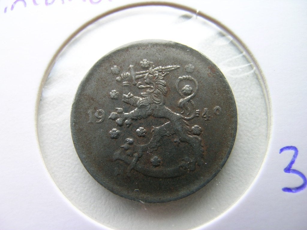 Markka 1949 Finland (nr 3), Ophalen of Verzenden, Overige landen, Losse munt