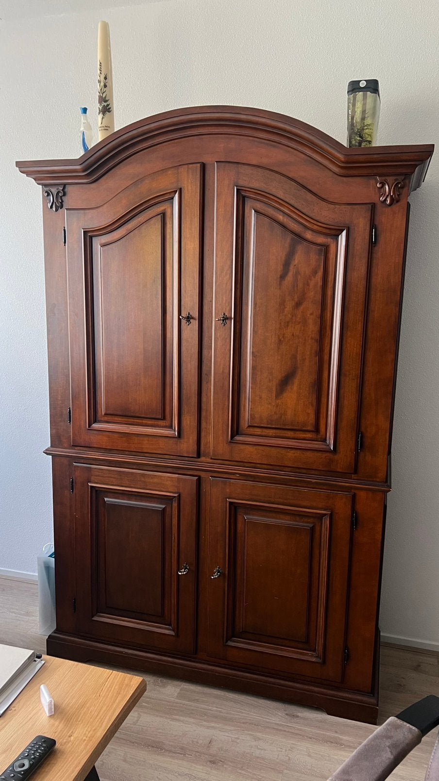 2-delige buffetkast, Ophalen, Gebruikt, 100 tot 150 cm, 200 cm of meer