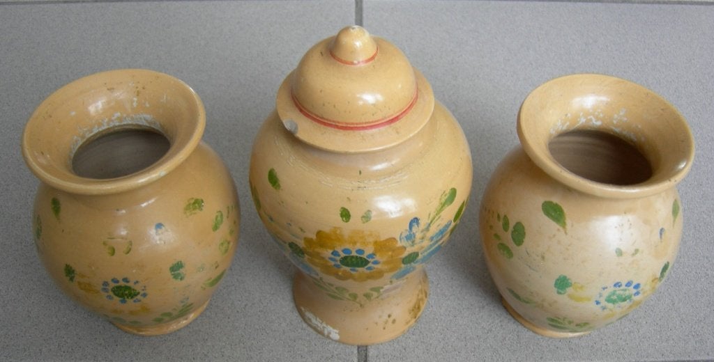 Oud Kaststel 3-delig. Zeker van voor het jaar 1947 (79 j oud, Ophalen
