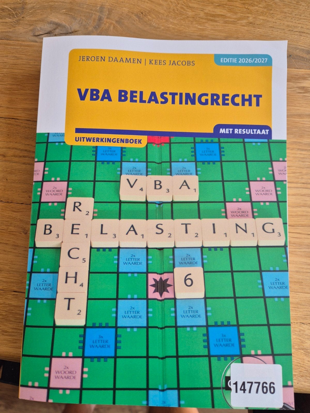 VBA Belastingrecht Uitwerkingenboek 2026/2027, Boeken, Jeroen Daamen | Kees Jacobs, Zo goed als nieuw, Gamma, HBO