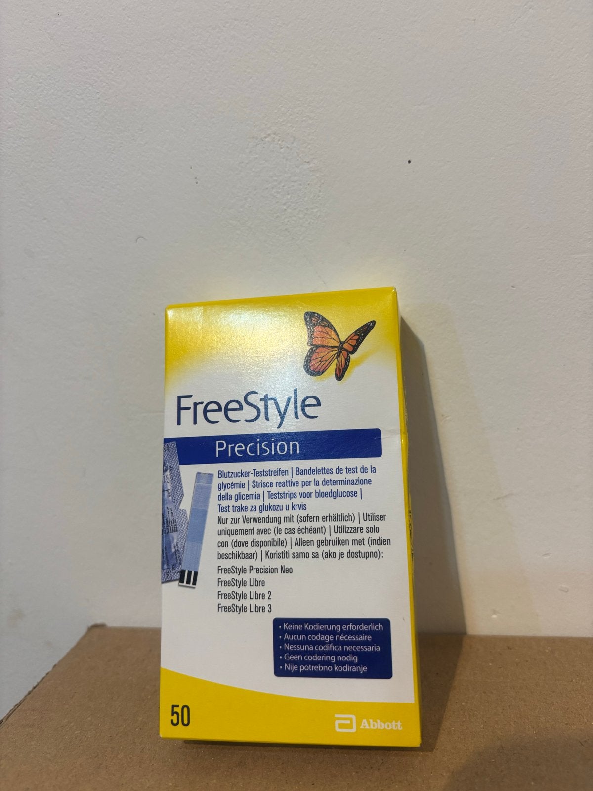 FreeStyle Precision Bloedglucose Teststrips (50 stuks), Verzenden, Nieuw, Overige typen